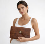 Solatte Leather Envelope Clutch Bags