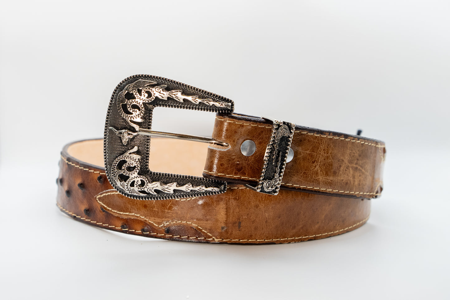 The Camelio Men's Brown Leather Belt