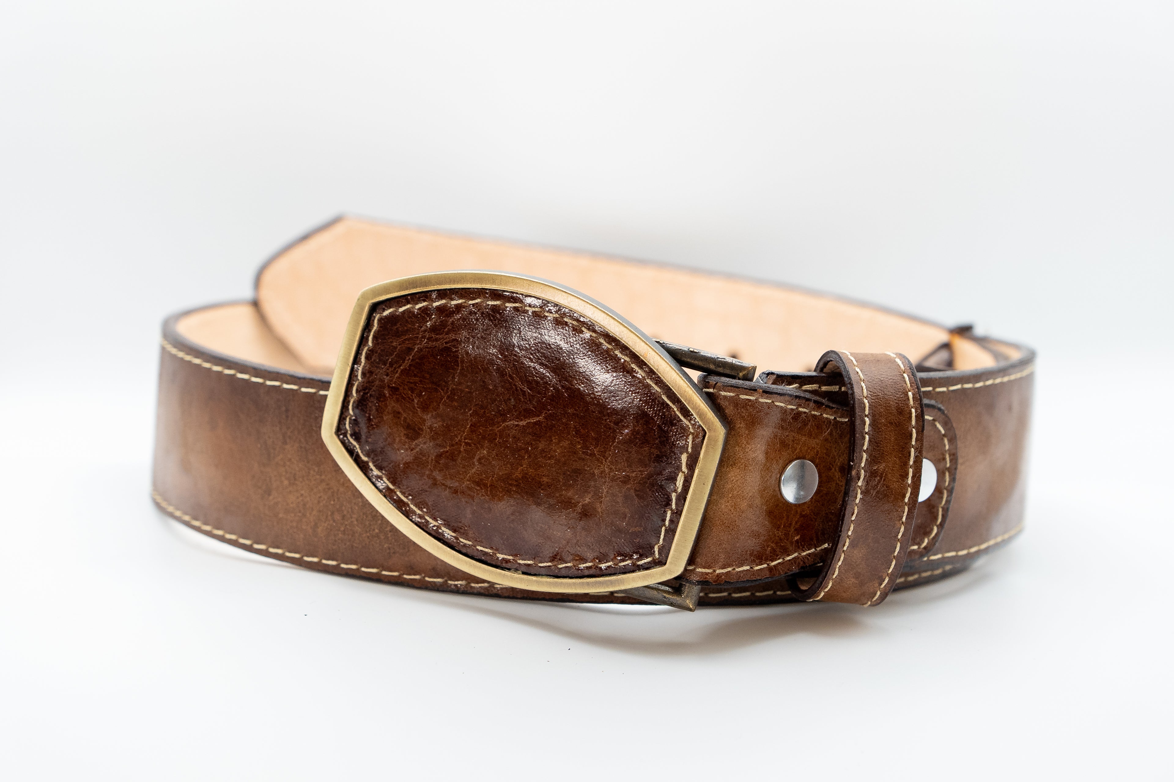 The Forja / Men’s Brown Smooth Leather Belt