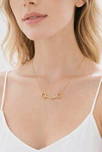 Western Double Linked Horsebit Necklace