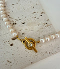 Golden Pearl Necklace