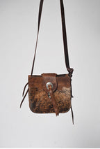 Andrea Western Cowhide Crossbody Bag