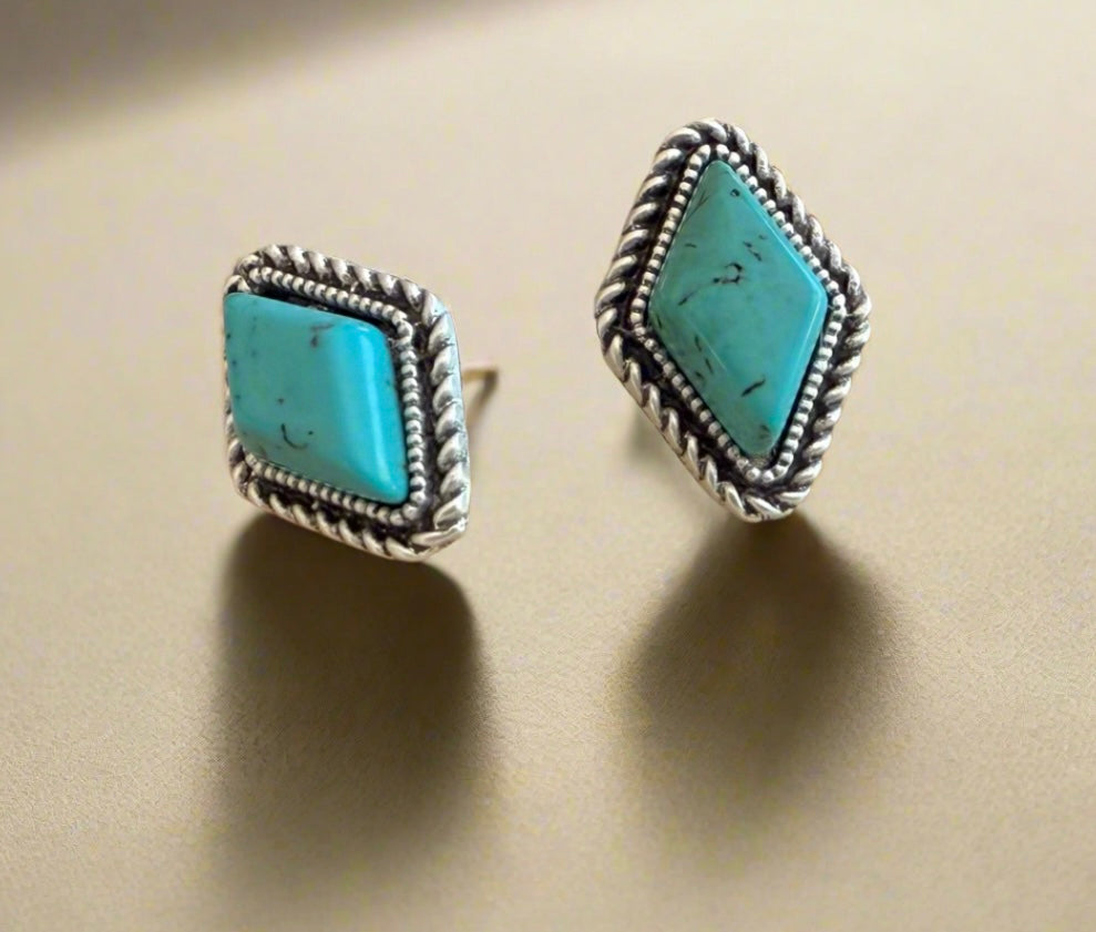 Turquoise Stud Earrings