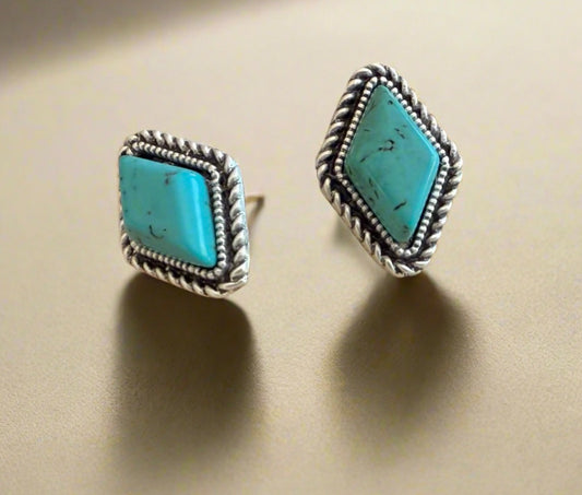 Turquoise Stud Earrings