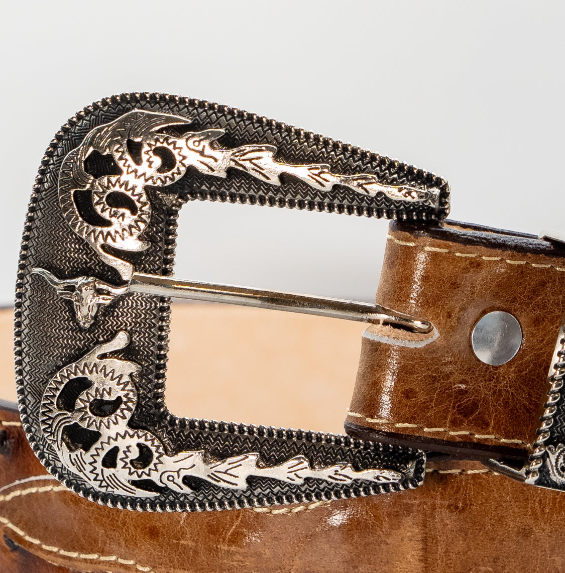 The Camelio Men's Brown Leather Belt
