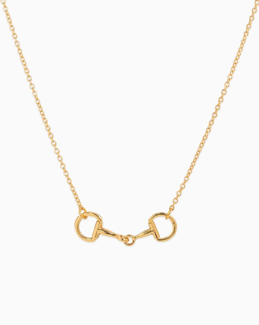 Western Double Linked Horsebit Necklace
